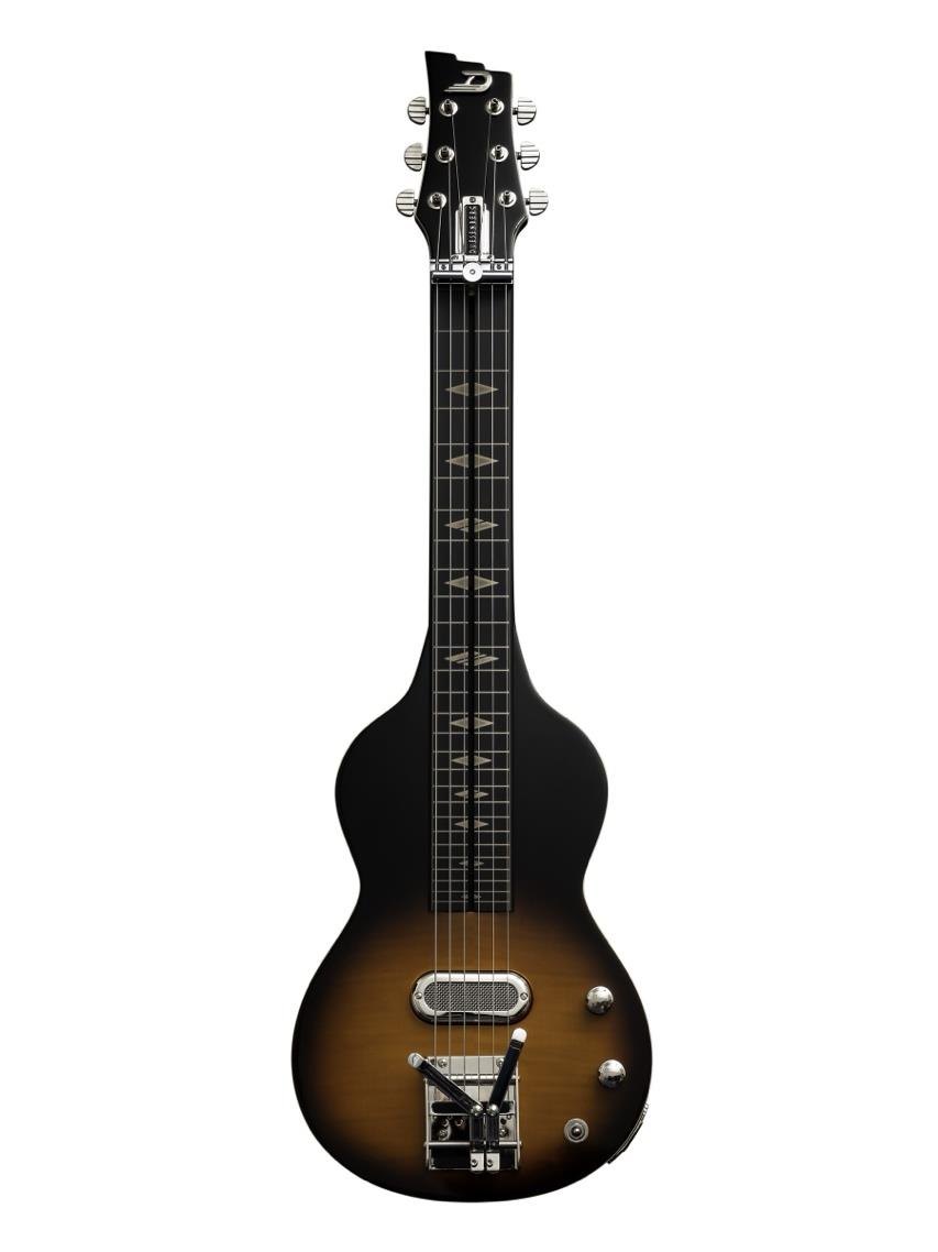Lap steel Duesenberg Kalico em Tobacco Black Burst