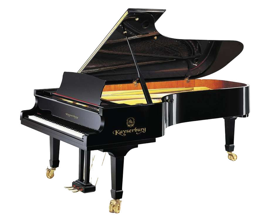 Piano de cauda Kayserburg Artist Series preto polido