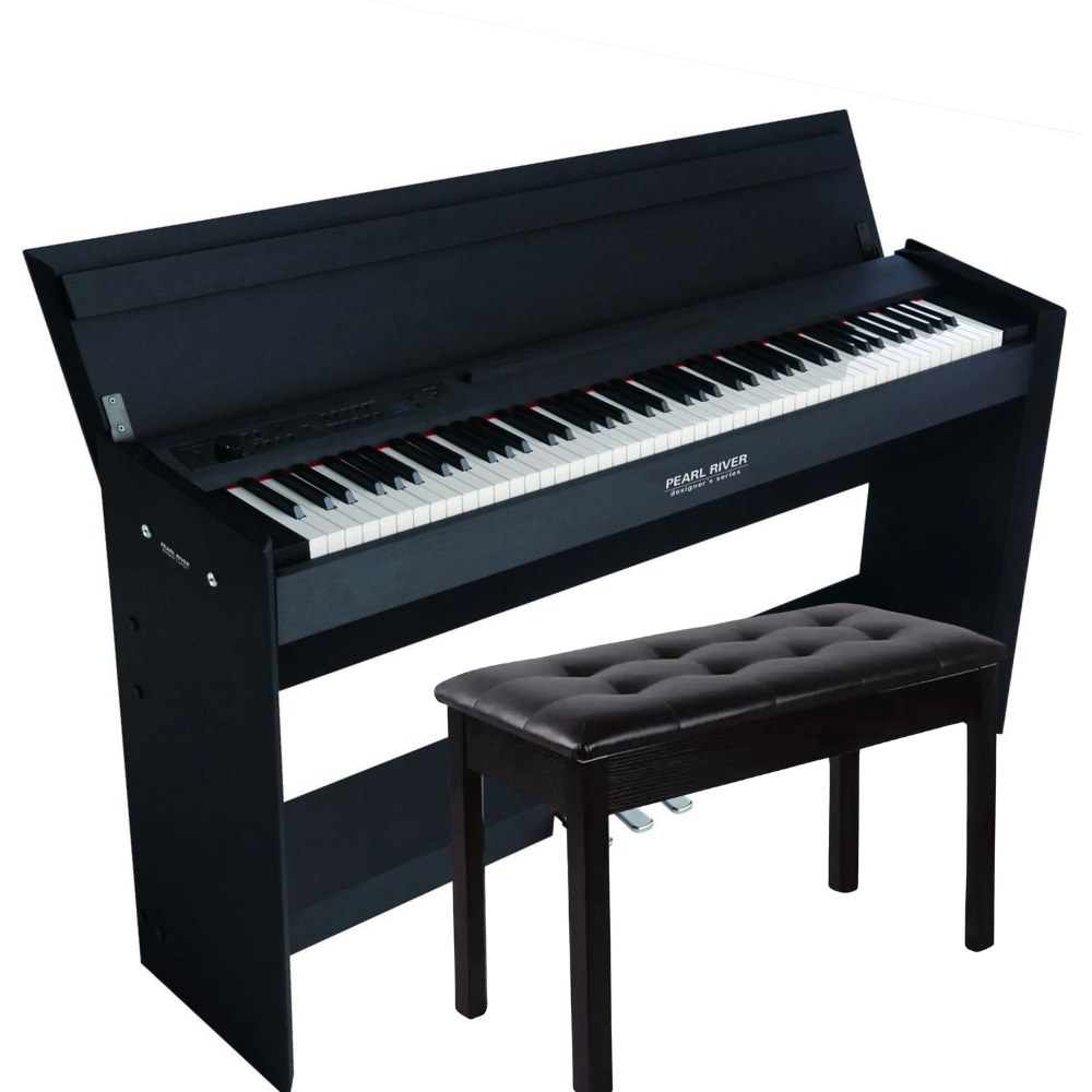 Piano digital de armário Pearl River PRK300 com banqueta