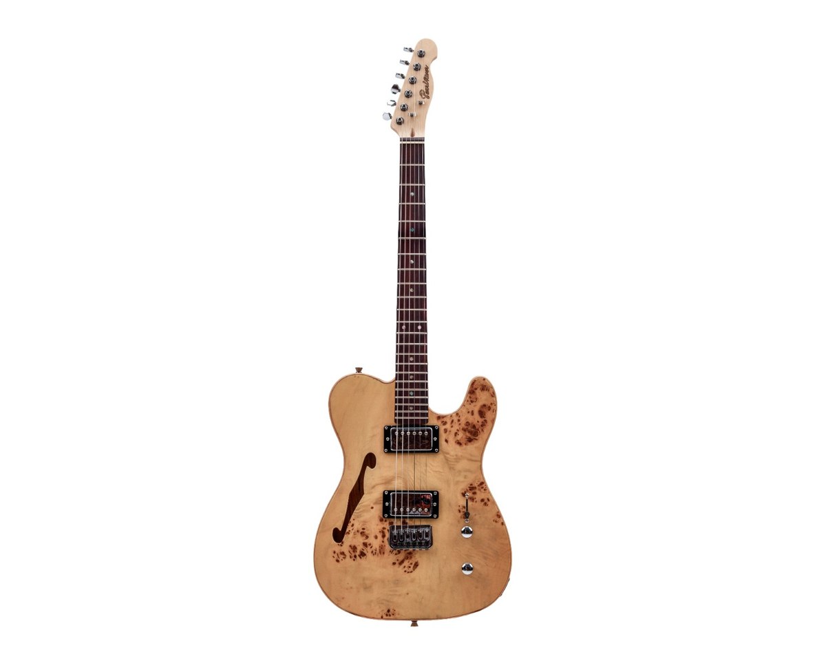 Guitarra elétrica Pearl River GTL60-N com braço maple