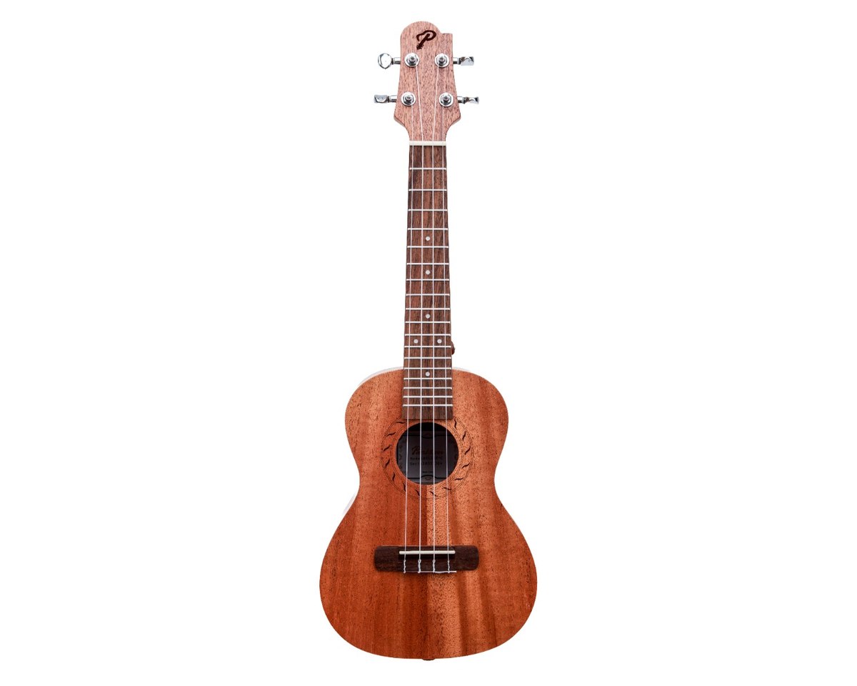 Ukulele Pearl River UL20E-C com estojo verde